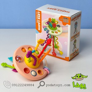 اسباب بازی نوزادی بیزی بال رشته های حسی گرد مدل 4209