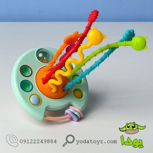 اسباب بازی نوزادی بیزی بال رشته های حسی گرد مدل 4209