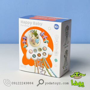 اسباب بازی نوزادی بیزی بال رشته های حسی راکت مدل 4218