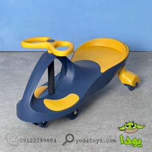 پلاسماکار کودک چرخ ژله ای و چراغدار رنگ سورمه ای