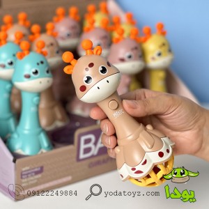 دندانگیر زرافه موزیکال و چراغدار hy622