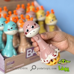 دندانگیر زرافه موزیکال و چراغدار hy622