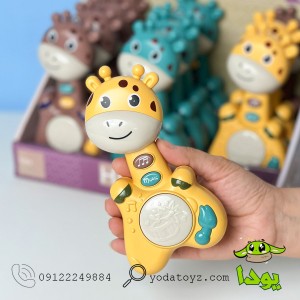 اسباب بازی نوزادی موزیکال گیتار زرافه HY623