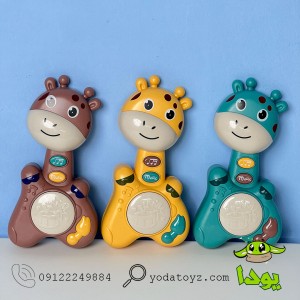 اسباب بازی نوزادی موزیکال گیتار زرافه HY623