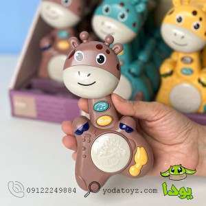 اسباب بازی نوزادی موزیکال گیتار زرافه HY623