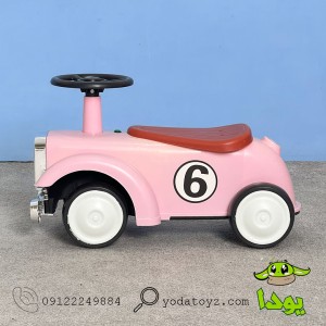 ماشین پایی کودک طرح کلاسیک رنگ صورتی 2163