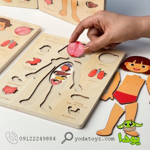 پازل جا نمایی بدن دخترانه 1281