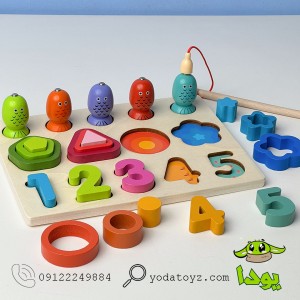 مونته سوری 3 در 1 (ماهیگیری، اشکال، اعداد) jhtoy462