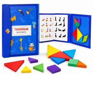 تنگرام چوبی مگنتی کتابی 1282