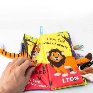 کتاب پارچه ای نوزاد طرح حیوانات