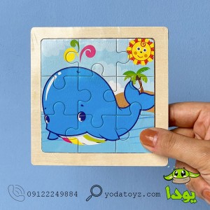 پازل چوبی تخت 9 تکه مدل 1731