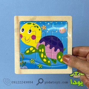 پازل چوبی تخت 9 تکه مدل 1731