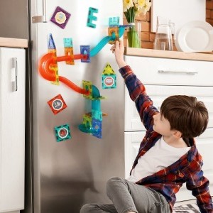 اسباب بازی کاشی مغناطیسی چراغ دار 75 تکه  2301 - light magnetic blocks