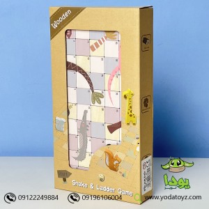 بازی مارپله چوبی با باکس چوبی پیکاردو کد BZ-28-C