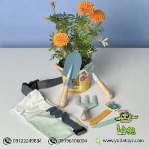 ست کمربند شن بازی و باغبانی فلزی پیکاردو picardo BZ-43-A