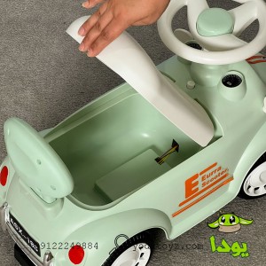 ماشین پایی کودک موزیکال و چراغدار مدل مینی ماینر رنگ سبز asx-188