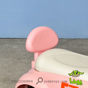 ماشین پایی کودک موزیکال و چراغدار رنگ صورتی مدل مینی ماینر asx-188