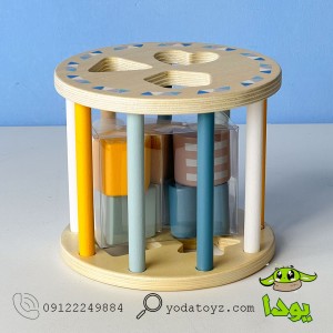 استوانه هوش جا گذاری اشکال پیکاردو  رنگ آبیBZ-47-B