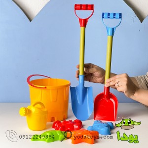 ست شن بازی ساحلی با بیل بزرگ TSMA