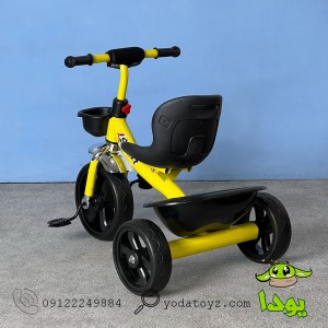 سه چرخه وارداتی رنگ زرد مدل syd-125