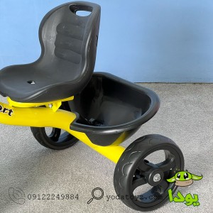 سه چرخه وارداتی رنگ زرد مدل syd-125