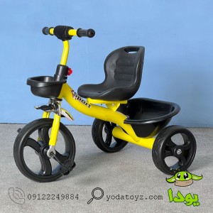 سه چرخه وارداتی رنگ زرد مدل syd-125