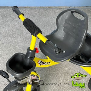 سه چرخه وارداتی رنگ زرد مدل syd-125