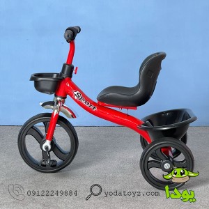 سه چرخه وارداتی رنگ قرمز مدل syd-125