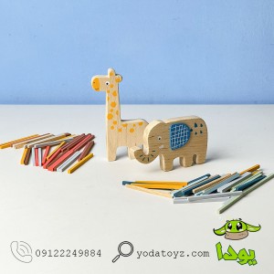 بازی تعادل فیل چوبی پیکاردو bz-35-c