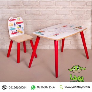 قیمت میز و صندلی چوبی کودک پسرانه