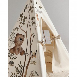 چادر بازی کودک مدل سرخپوستی پنجره دار
