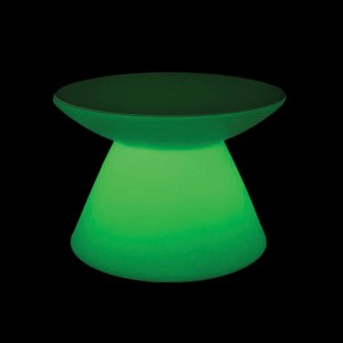 میز نورانی غذاخوری مخروطی (led)  ارتفاع 80 سانتیمتر
