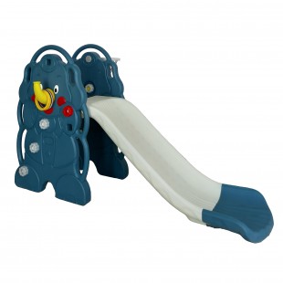 سرسره خانگی کودک مدل فیل 1 تا 6 سال (با بسکتبال و حلقه پرتاب)