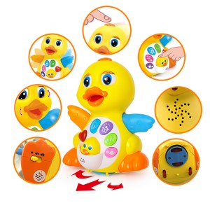 اردک هوشمند کودک برند هولی تویز - huile toys intelligent dancing duck