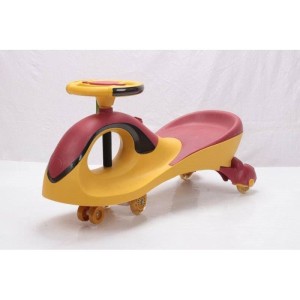 سه چرخه کودک پلاسماکار 2022 موزیکال بدنه نورانی چرخ ژله ای و چراغدار قرمز-زرد