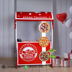 دکه پیتزا فروشی کودکان برند مانیا چوب