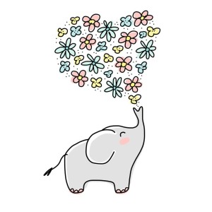 چادر بازی کودک با کفی زیر انداز طرح فیل عاشق