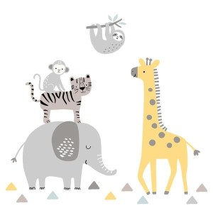 چادر بازی کودک با طرح حیوانات جنگل های آفریقا