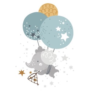 چادر بازی با تشک با طرح  فیل جادویی