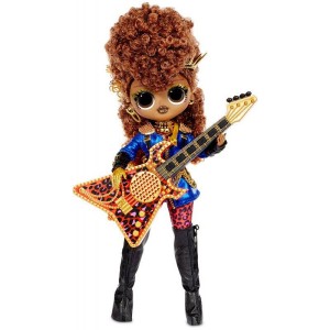 عروسک ال او ال مدل راکستار 577591-LOL Surprise! OMG Remix Rock Ferocious And Bass Guitar Fashion Doll