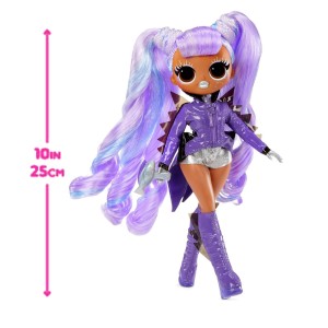 عروسک ال او ال مدل راکستار 577898-L.O.L. Surprise! OMG Movie Magic Gamma Babe Fashion Doll