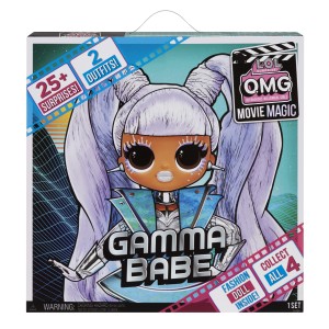 عروسک ال او ال مدل راکستار 577898-L.O.L. Surprise! OMG Movie Magic Gamma Babe Fashion Doll