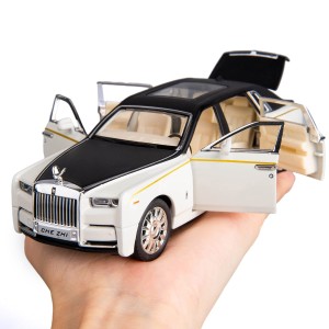 اسباب بازی ماشین فلزی عقب کش و کلکسیونی مدل رولز رویس فانتوم -ROLLS ROYCE PHANTOM