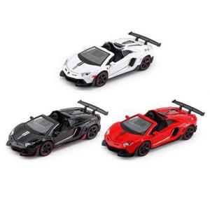 اسباب بازی ماشین فلزی عقب کش و کلکسیونی مدل لامبورگینی آونتادور کروک کد 32591