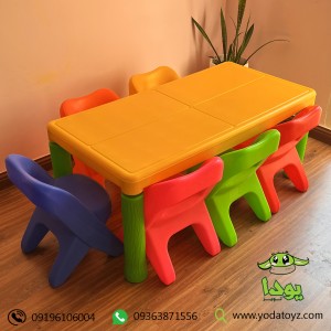 میز و صندلی برای مطب کودکان