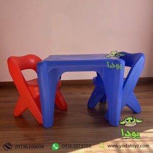 میز کودک آبی