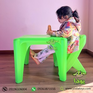 صندلی سبز کودک