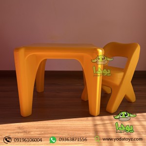 صندلی زرد کودک استار