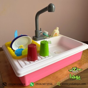 سینک ظرفشویی کودک با قابلیت ریزش آب مدل wdp42a