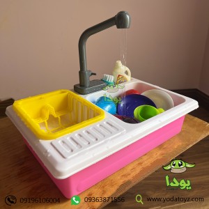 سینک ظرفشویی کودک با قابلیت ریزش آب مدل wdp42a